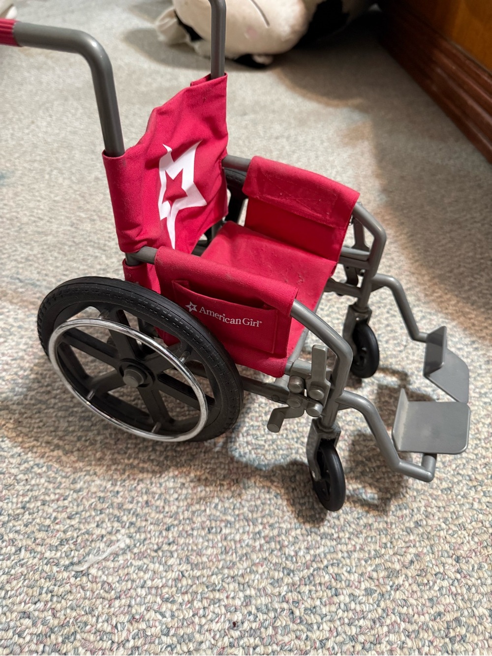 American Girl Red Doll Wheelchair